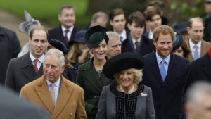 Members of the British royal family