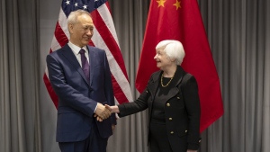 Janet Yellen and Liu He 