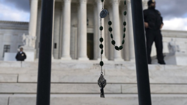 anti-abortion rally outside U.S. Supreme Court