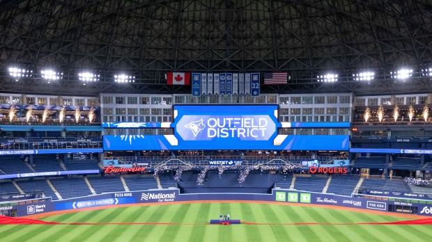 Home of the Toronto Blue Jays.Sky Dome Toronto, Ontario. Canada   Toronto blue jays, Toronto blue jays baseball, Blue jays baseball