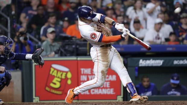 Astros ALEX BREGMAN celebrates hitting the game tying home run - Gold Medal  Impressions