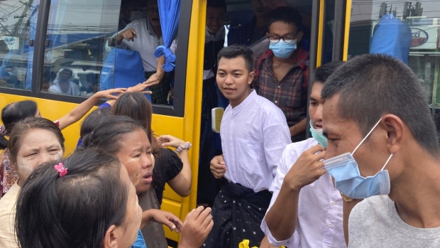 Released prisoners Myanmar