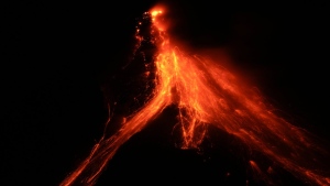 Lava flows