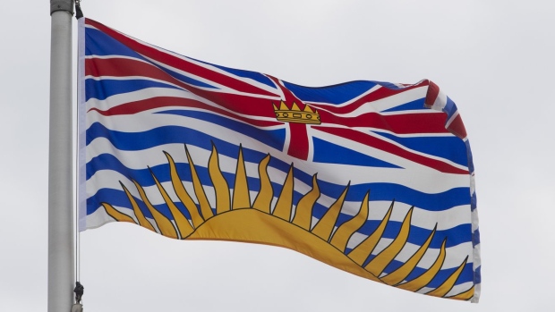 British Columbia's provincial flag