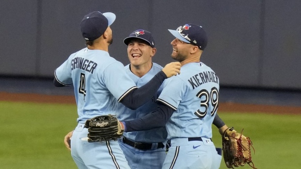 Left-fielder Daulton Varsho fitting in seamlessly with Blue Jays teammates  - The Globe and Mail