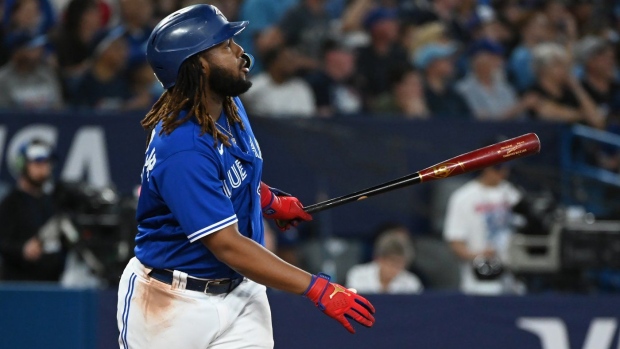 File:Blue Jays Vladimir Guerrero jogs back to dugout July 27, 2020