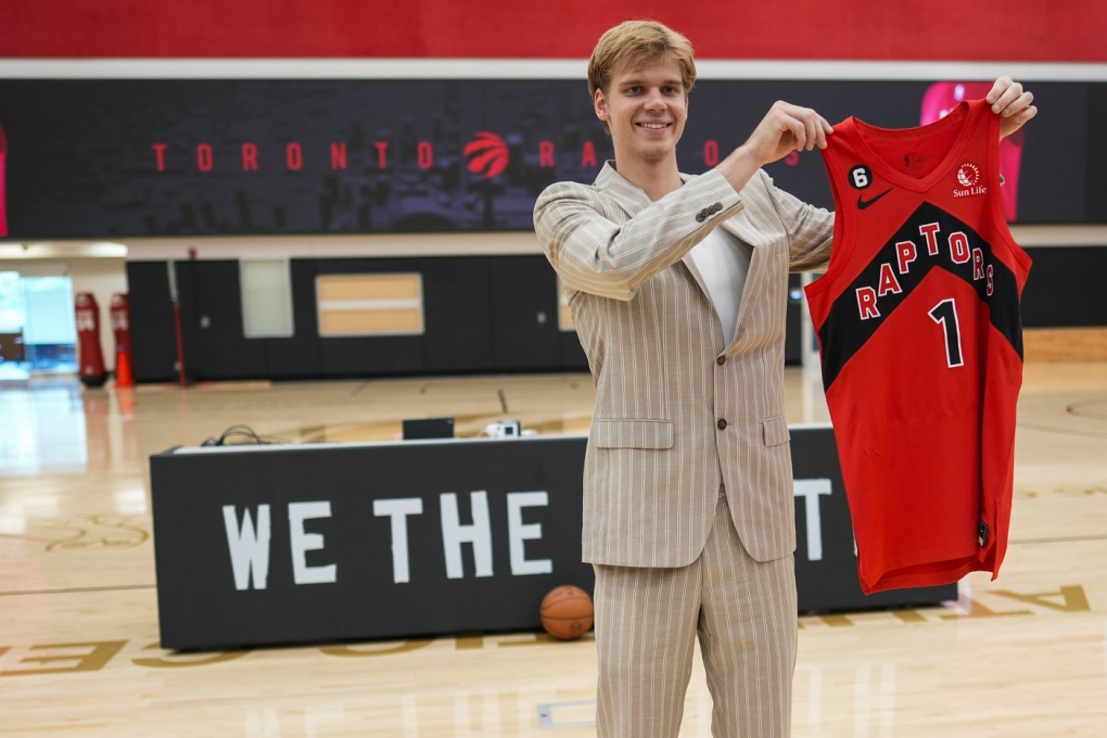 Toronto Raptors select Gradey Dick with the 13th overall pick of