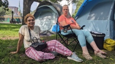 Allen Garden encampment residents