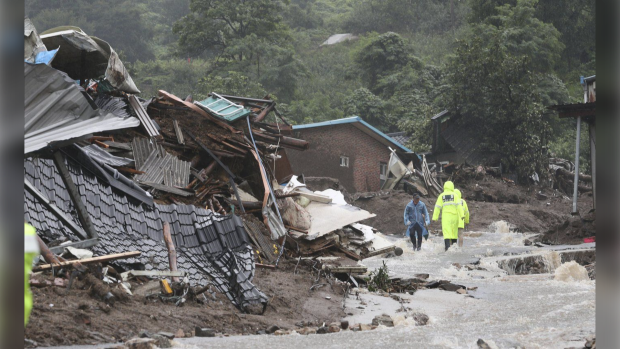 South Korea flood