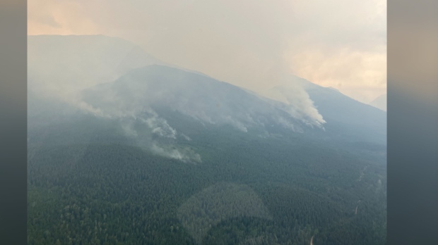 wildfire in British Columbia