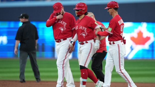 The Toronto Blue Jays are wearing red this season and it looks horrific