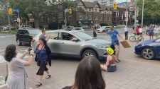 High, Park, car, protester, 