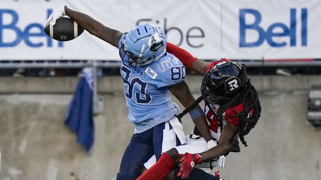 Redblacks down Argos to head into playoffs on win streak