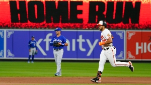 Santander hits 2 homers to back Kremer as Orioles beat Blue Jays 7