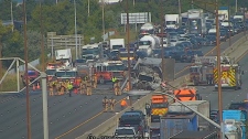 QEW Crash 