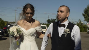 Bride Vladislava Ryabets, groom Ivan Soroka