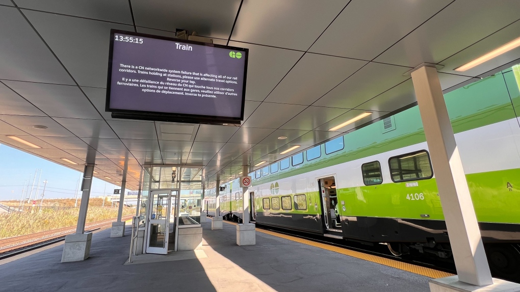 GO Transit rail service expected to resume Wednesday after network