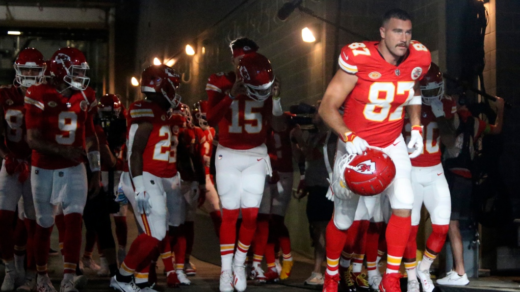 Taylor Swift's attendance at Chiefs game brings a spike in Travis Kelce jersey  sales