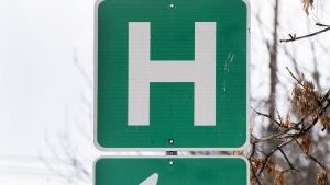 Hospital sign