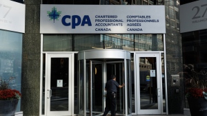 Chartered Professional Accountants of Canada’s headquarters are seen in Toronto, Friday, Oct. 6, 2023. THE CANADIAN PRESS/Cole Burston
