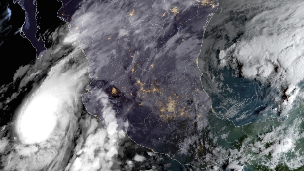 Hurricane Lidia in the Pacific Ocean