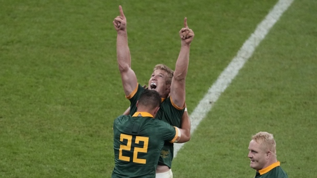 South Africa Rugby World Cup match win