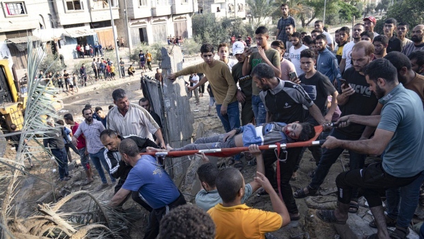 person wounded in Israeli airstrikes