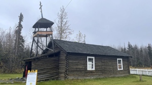 old St. Nicholas Church Eklutna, Alaska