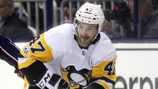 Pittsburgh Penguins forward Adam Johnson