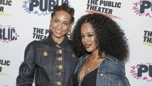 Alicia Keys and Maleah Joi Moon