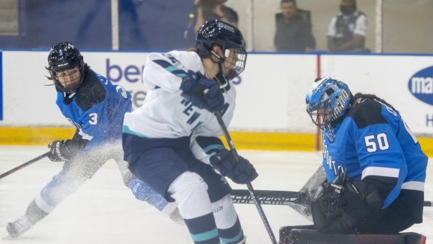 Toronto goaltender Kristen Campbell