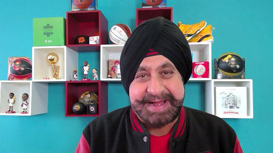 Toronto Raptors 'Superfan' Nav Bhatia