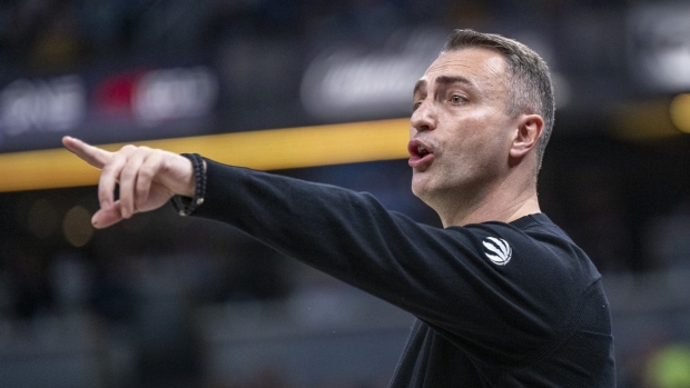 Toronto Raptors head coach Darko Rajakovic