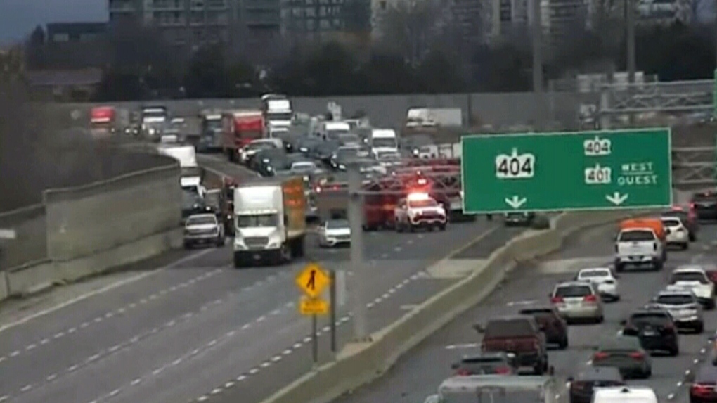 Southbound DVP reopens after serious crash