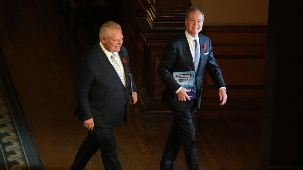 Doug Ford and Peter Bethlenfalvy