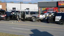 Burlington standoff