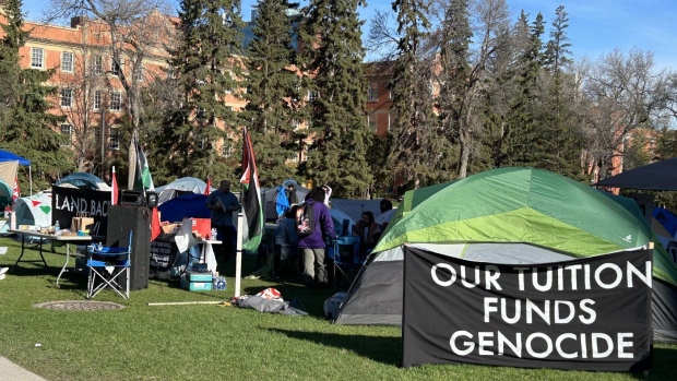 U of A encampment