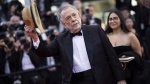 Director Francis Ford Coppola poses for photographers upon arrival at the premiere of the film 'Megalopolis' at the 77th international film festival, Cannes, southern France, Thursday, May 16, 2024. (Photo by Scott A Garfitt/Invision/AP)