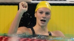 Summer McIntosh takes part in the women's 400-metre individual medley at the Canadian Olympic Swim Trials in Toronto on Thursday May 16, 2026. McIntosh has broken her own world record in the women's 400-metre individual medley with a time of four minutes 24.38 seconds at the Olympic & Paralympic Trials.
THE CANADIAN PRESS/Frank Gunn 