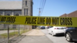 Police tape at a crime scene. (Matt Rourke/AP Photo)