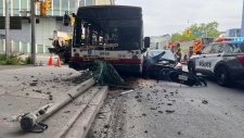 TTC bus vehicle crash May 26