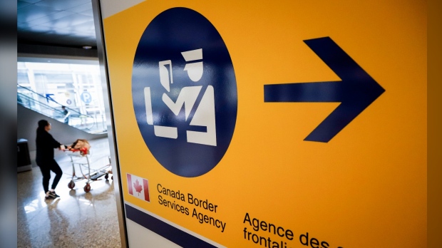 Canada Border Services Agency (CBSA) sign