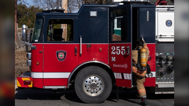 Montreal fire truck