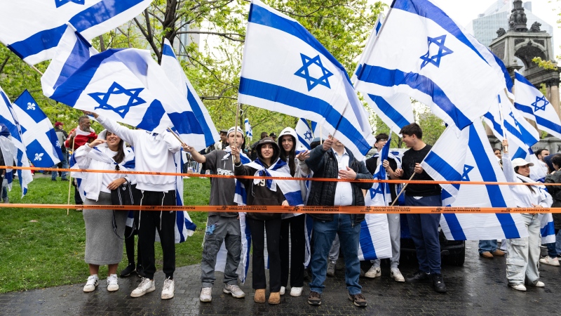 Toronto ‘Walk with Israel’ event held amid high security, faceoffs with protesters