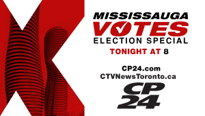 CP24's Mississauga election special will begin at 8 p.m. on June 10. 