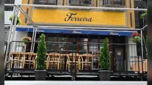 The City of Montreal has launched an investigation and suspended an employee after fire prevention officers ordered a number of restaurants to shut their packed outdoor seating areas at dinner time during the busy Grand Prix weekend. Ferreira Café in Montreal, Monday, June 10, 2024. THE CANADIAN PRESS/Graham Hughes