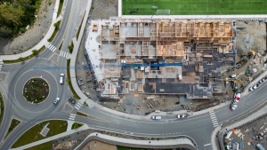 A rental apartment complex is seen under construction at a new housing development in Langford, B.C., Thursday, May 30, 2024. THE CANADIAN PRESS/Darryl Dyck