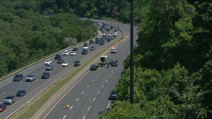 All lanes of DVP closed for investigation