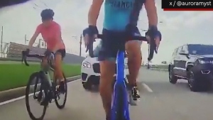 WARNING: Cyclist run over by alleged drunk driver