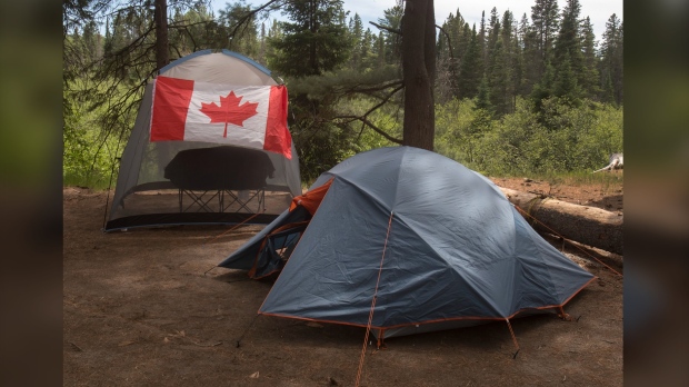 Campers Algonquin Park